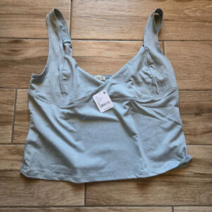 Free People Iconic Cami - XL - Heather Slate